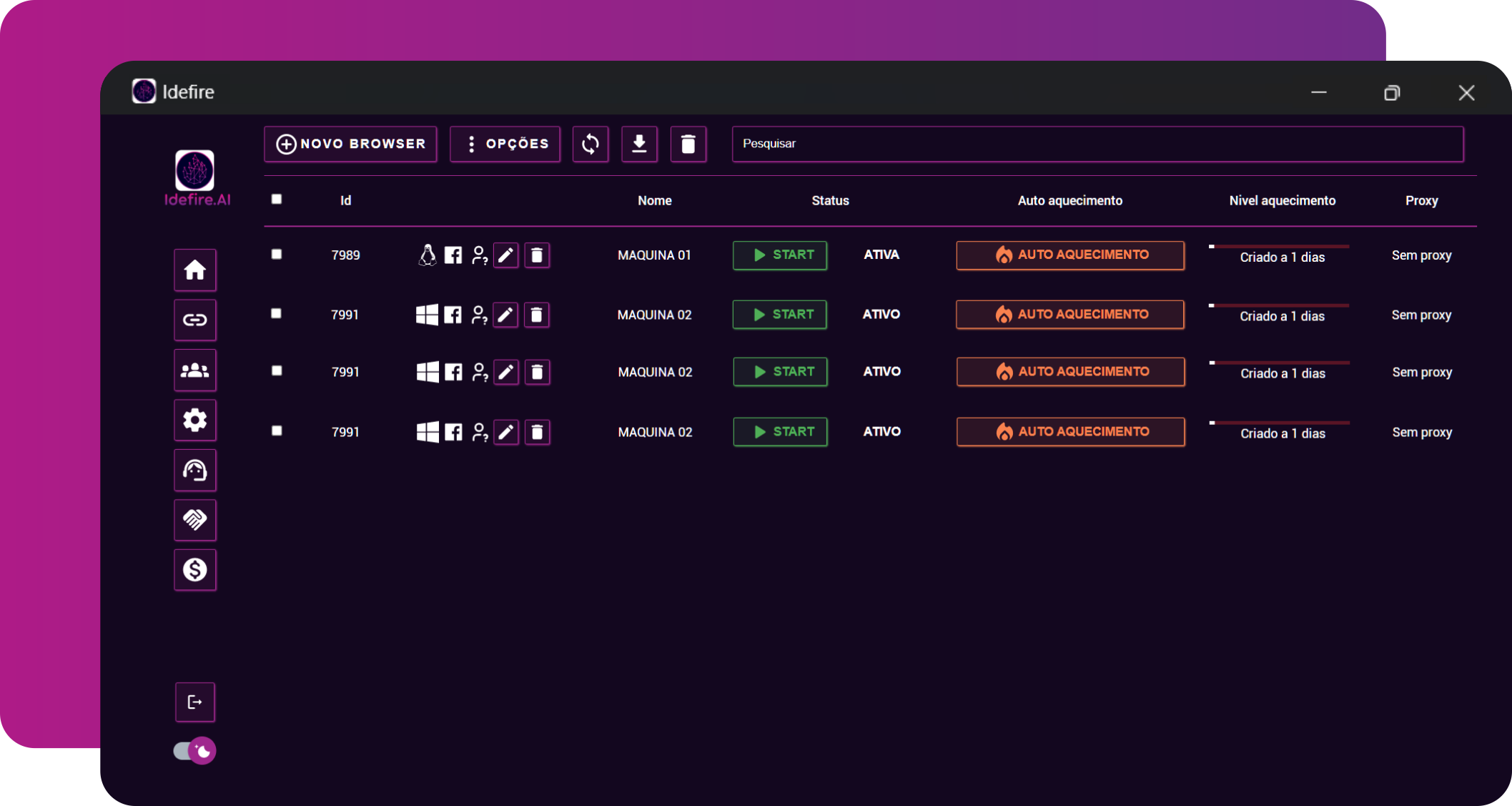 IDEFIRE BRAZIL Multilogin Com Farm De Perfil Facebook